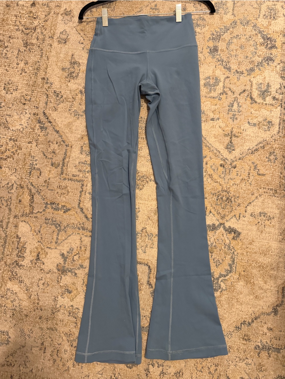 lululemon athletica Women's Flare Leg High-Rise Yoga Pants — Slate Blue